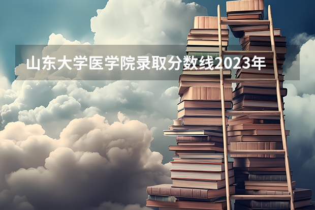山东大学医学院录取分数线2023年 山大数学系录取分数线2023