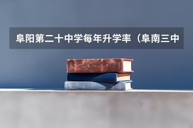 阜阳第二十中学每年升学率(阜南三中高考升学率)