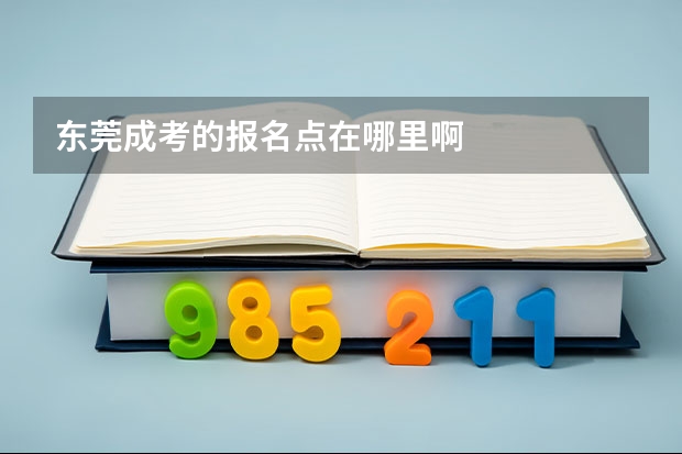 东莞成考的报名点在哪里啊