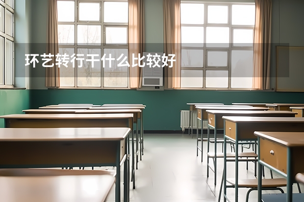环艺转行干什么比较好