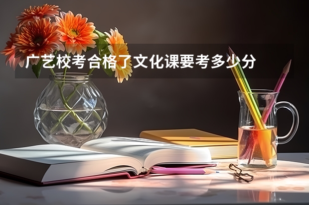 广艺校考合格了文化课要考多少分